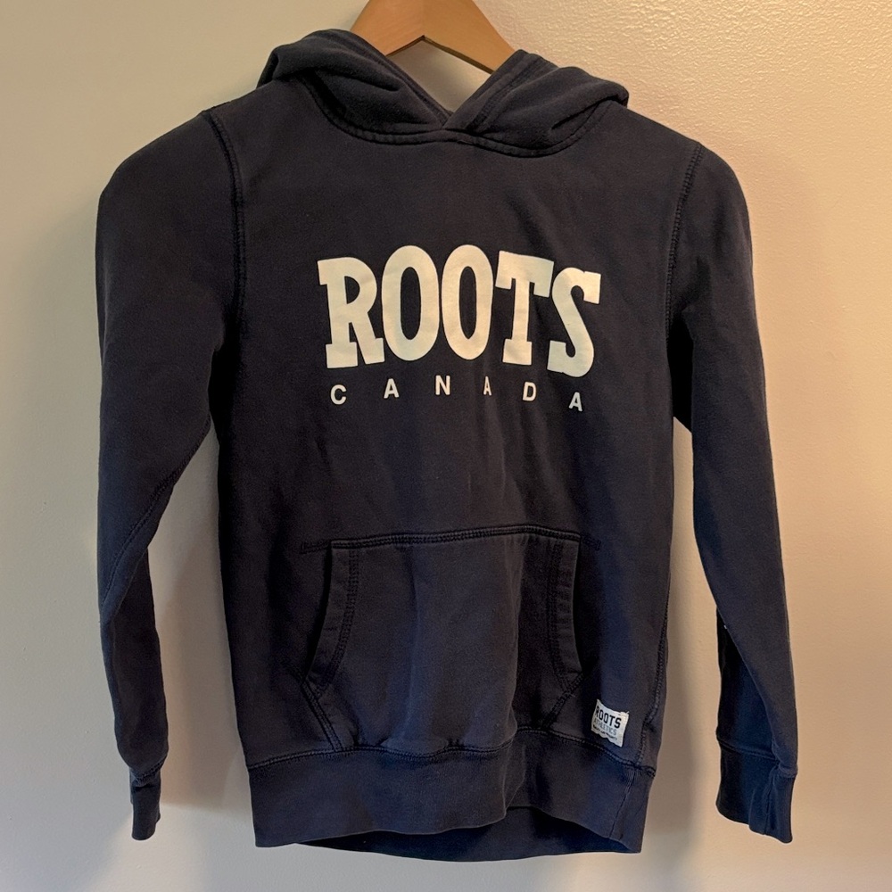 Roots Kids L (9-10) Dark Blue Hoodie